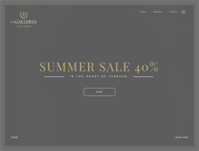 Tablet Screenshot of lagalleria.am